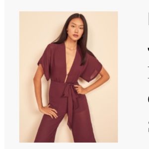 NWT Reformation Jumpsuit Size 6